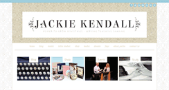 Desktop Screenshot of jackiekendall.com